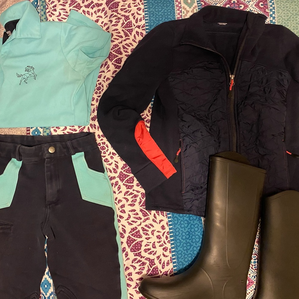 Horse back riding kit